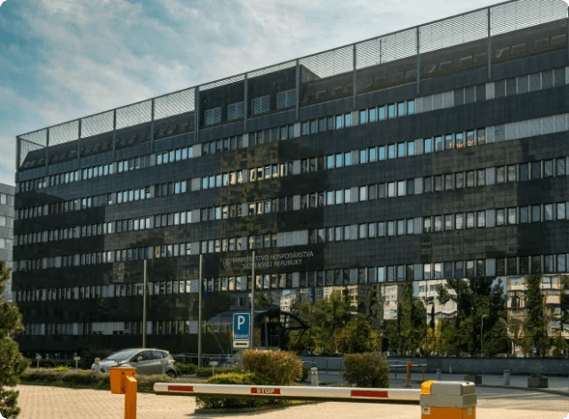 Verwaltungsgebäude in Bratislava