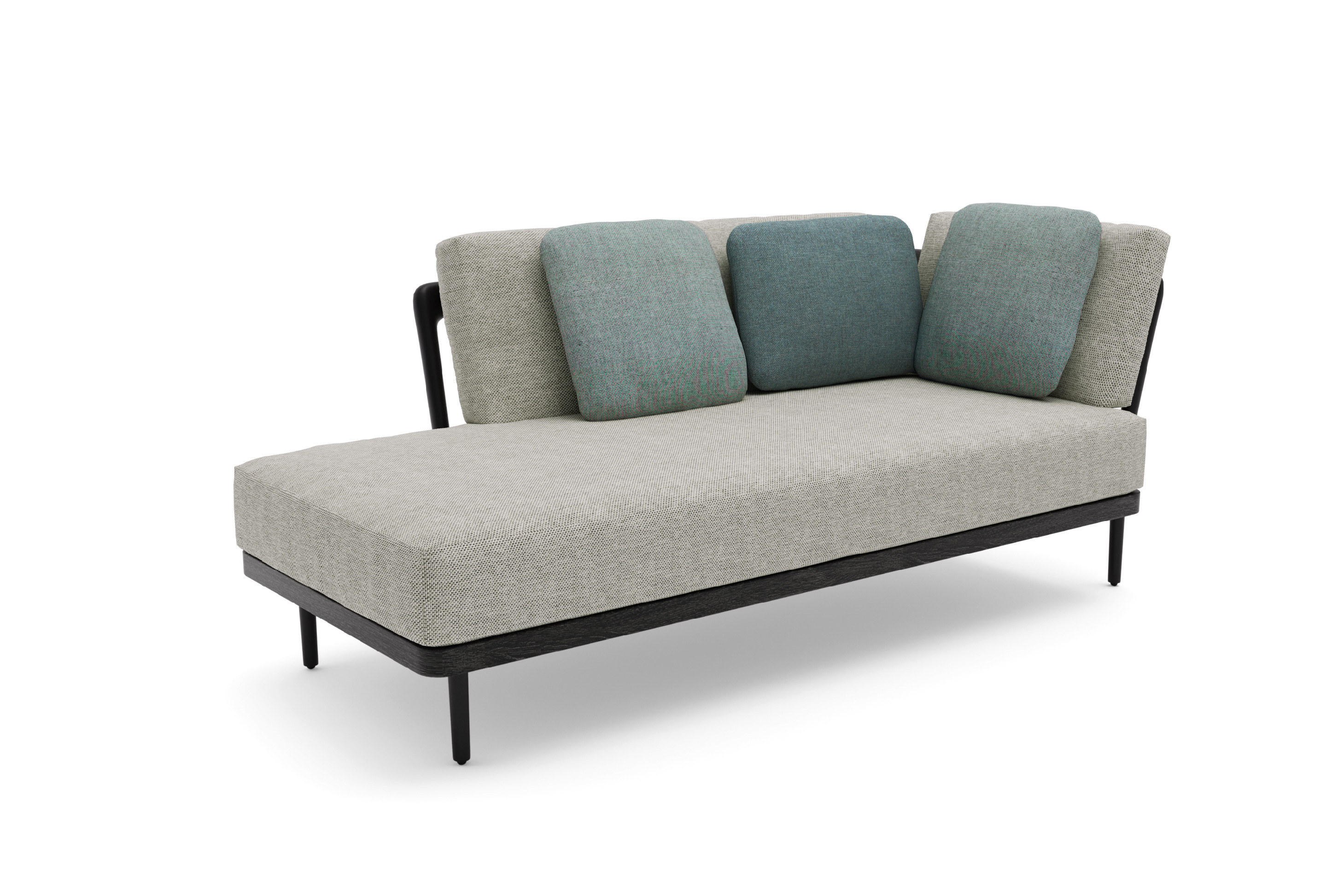 2-Sitzer Ecksofa rechts FLOWS